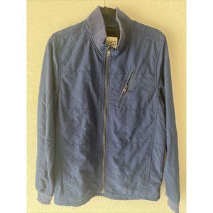 Ezekiel Navy Blue  Quilted Jacket Size Medium Lined New Polyester